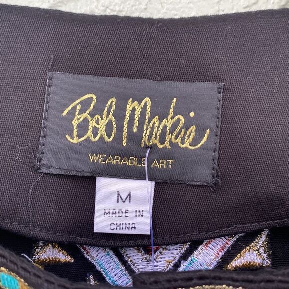 Vintage Bob Mackie Wearable Art  Top Dream Catcher Button Up NWT Sz M Y2K - Picture 5 of 11